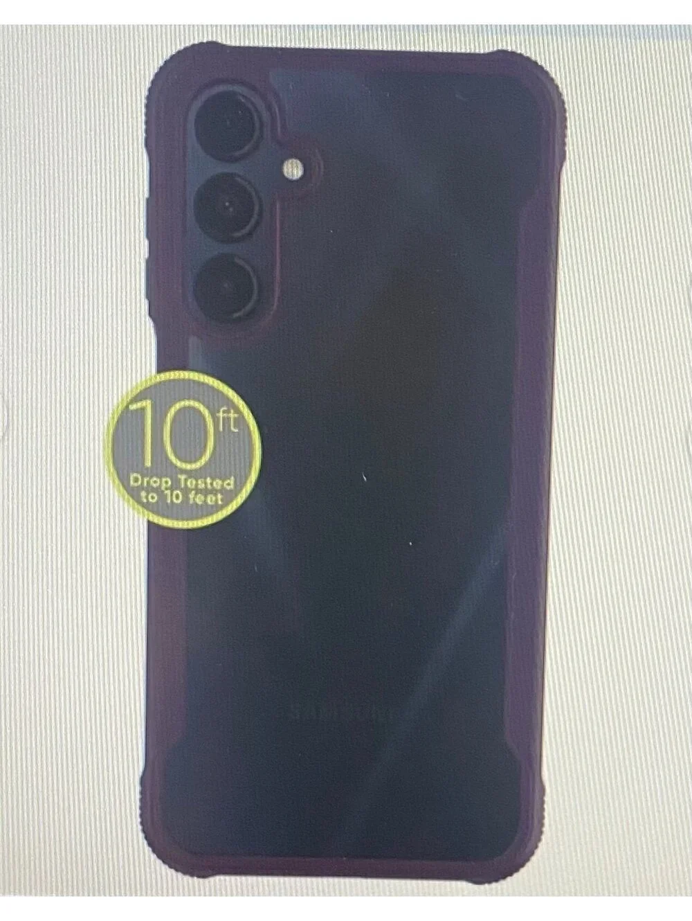 Onn Case for Samsung Galaxy A16 5G Purple/Clear